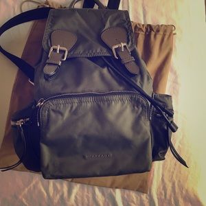 Burberry backpack medium grey